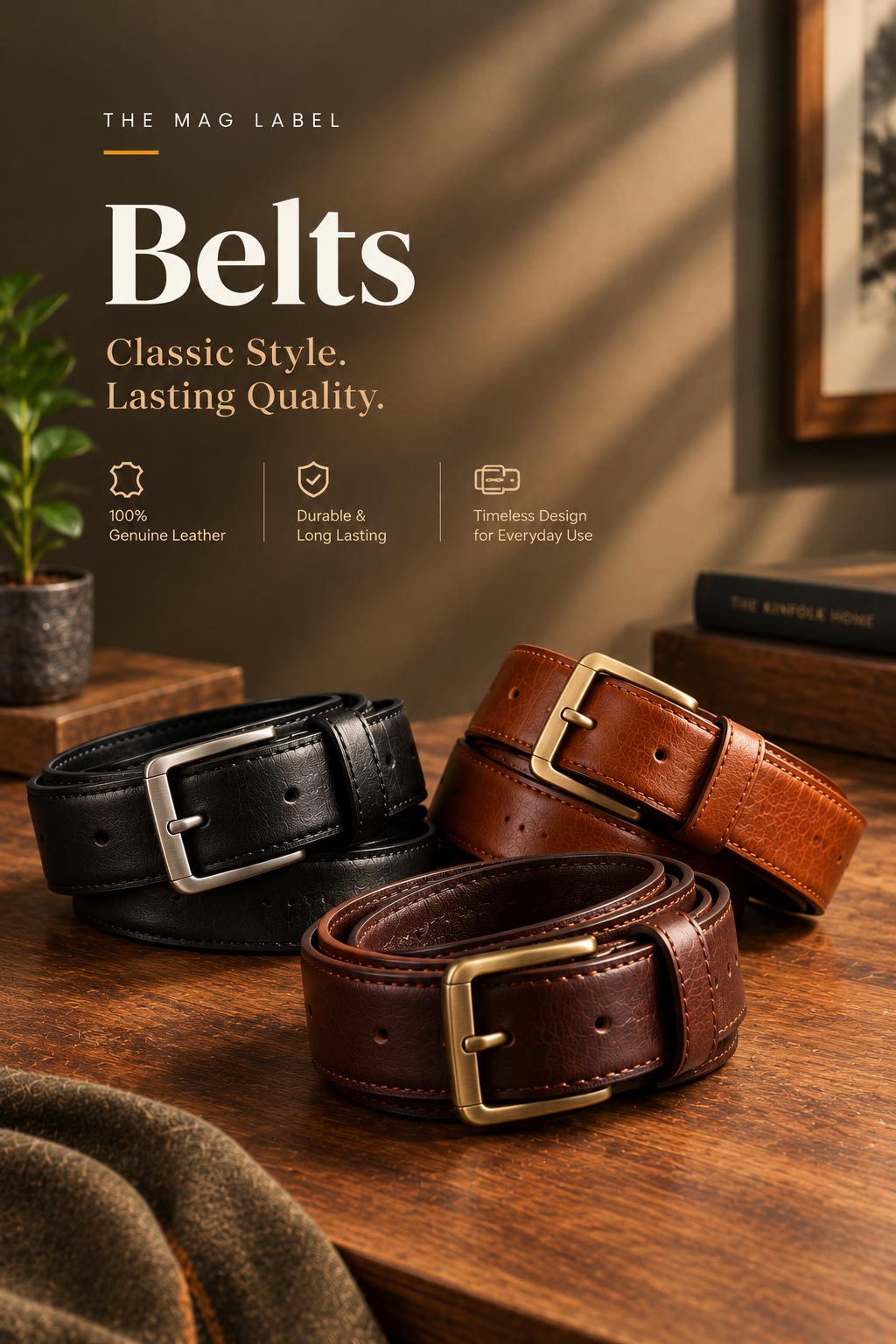Premium Leather Belts